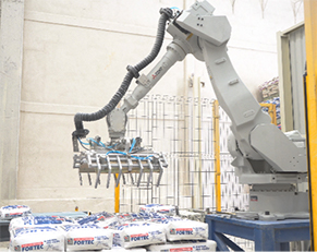 Bulk palletizing with Mitsubishi Electric Robotic Technology